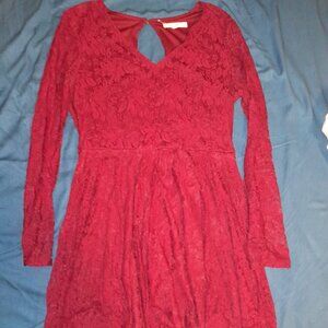 Red Lacey dress
